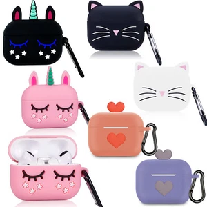 Cartoon Fun Kawaii AirPods Pro Premium Schutz Silikon 3D Hülle Schutz - Bild 1 von 8