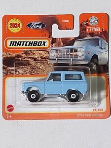 Matchbox basic. Ford  Bronco 1970 Neuf en boite. Lire Descriptif Merci