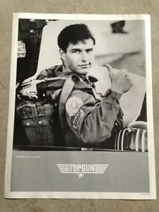 Top Gun movie poster print 24x31" - Tom Cruise pilot Maverick black and white - Picture 1 of 1
