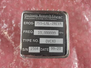 ERC ELECTRONIC RESEARCH 750-LGL-2REVA PRÄZISIONS-QUARZOSZILLATOREN TYP: OVCXO - Bild 1 von 6