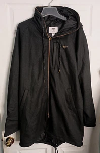 NEU CROOKS & CASTLES HERREN STRICK PARKA FORTUNE SCHWARZ GRÖSSE 2XL # 780 - Bild 1 von 12
