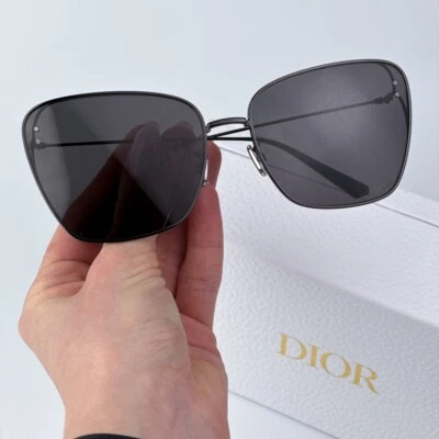 Dior Women Sunglasses Gunmetal Grey Butterfly MISSDIOR B2U H4A0 BRAND NEW - Image 1 of 4