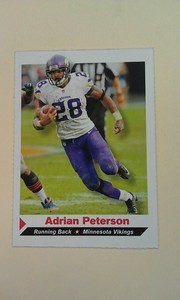 Adrian Peterson Minn Vikings #284 NFL Sports Illustrated for Kids SI For Kids