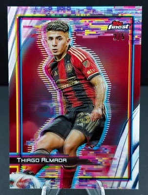 2023 Topps Finest MLS - Hologlow Thiago Almada #H-23 Red Refractor /5 - Image 1 of 2