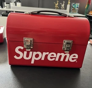 Supreme New York Lunchbox 2015 Red Logo Box Rare Metal - Bild 1 von 19