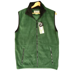 Colorado Timberline Vest Men S Kelly Green No Pill Full Zip Deep Pile Fleece NWT - Picture 1 of 16