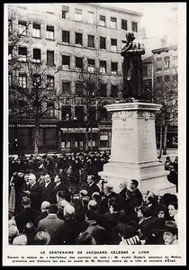 1934 -- LE CENTENAIRE DE JACQUARD CELEBRE A LYON 3M099 - Bild 1 von 1