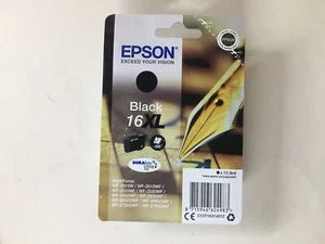 Cartuccia di inchiostro originale Epson 16XL Black nero 12,9 ml (2026) confezione originale fattura - Foto 1 di 1