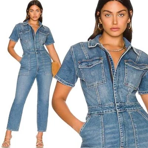 Good American Fit For Success Jumpsuit in Blue274 Large NWT NEW Size 3 - Picture 1 of 9