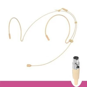 4 Pin 1 X Microphone 2 X Microphone Cover Beige For SHURE Mini Replacement - Picture 1 of 12