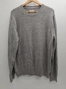 St John’s Bay Herren Pullover XL grau 100% Baumwolle Rundhals Langarm Strick - Bild 1 von 14