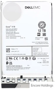 Dell 3.5 Inches 12 TB Hard Disk Drive - 7200 RPM - SATA - 512e - 6 Gbps - KTJTY - Afbeelding 1 van 1