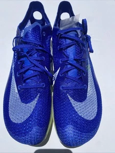 Nike Air Zoom Victory Track Spikes Mens Size 12 Racer Blue White CD4385-400 - Picture 1 of 5