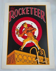 Dave Stevens-The ROCKETEER - Serigrafía / Serigrafía - Muy raro/muy raro - Imagen 1 de 4