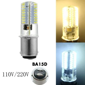 White/Warm White 64SMD 3014 Crystal Lamp LED Corn Bulbs BA15D 110/120V - Picture 1 of 9