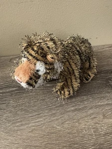 Webkinz Tiger Ganz Bean Bag Eyelash Plush 6" Stuffed Animal No Code D33 - Picture 1 of 3