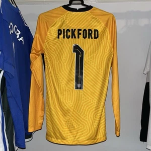 England 2020/22 Nike Torwart Fußball Trikot L/S gelb Pickford 1 Herren Small - Bild 1 von 8