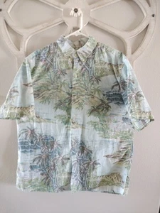 Reyn Spooner Hawaiihemd Diamond Head Royal Hawaii Hotel Pullover Gr. XL - Bild 1 von 11