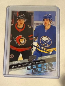 2020-21 Upper Deck #500 Tim Stutzle/Dylan Cozens YG CL - Picture 1 of 2