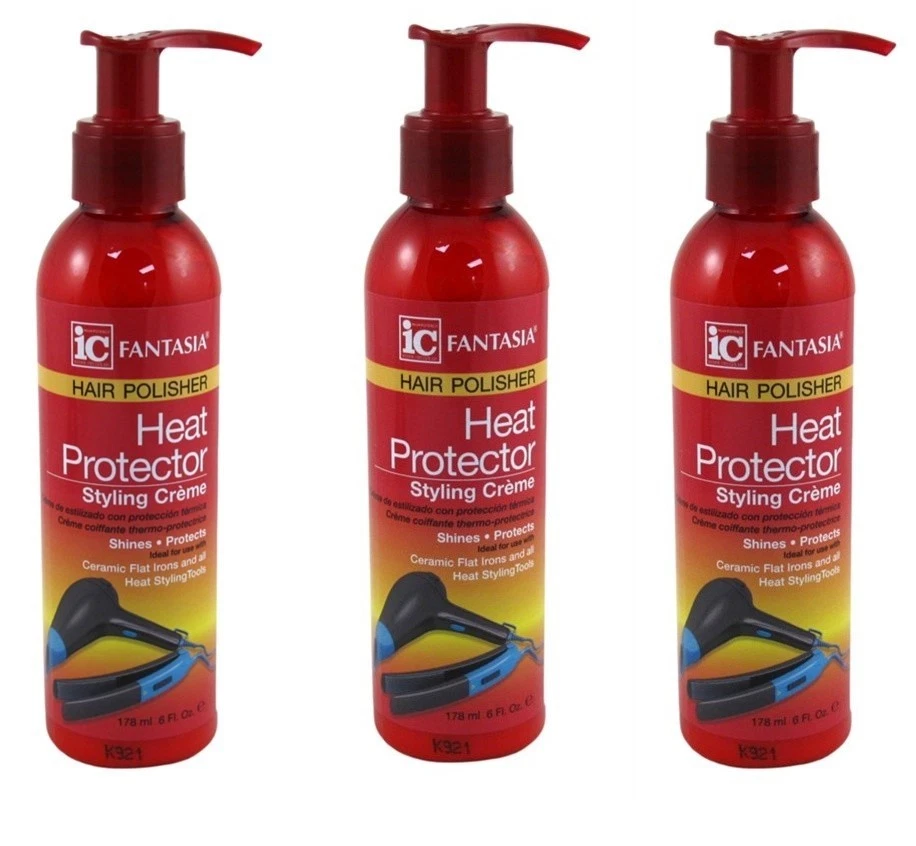 BL Fantasia Ic Heat Protector Styling Cream Polisher 6oz X 3 Packs - Image 1 of 1