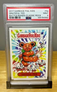 GRATEFUL TED 8a 2017 GARBAGE PAIL-KIDS PSA 9 Grateful Dead, Dead & Company - Picture 1 of 2