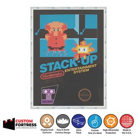 Custom Acrylic Hard Case for NINTENDO NES STACK-UP Video Game Box