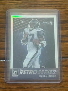Shaun Alexander 2021 Optic Silver Holo Retro Series Seahawks - Picture 1 of 2