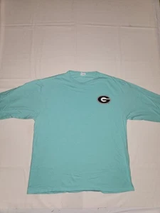 Georgia Bulldogs Georgia Pride Damen T-Shirt blau grün XL Delta Pro Weight - Bild 1 von 22