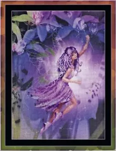 Fairy - Riolis Counted Cross Stitch Kit with Painted Aida fabric New - Picture 1 of 1