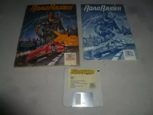 JUEGO DE COMPUTADORA AMIGA COMMODORE PC ROAD RAIDER CON MANUAL RARO ROADRAIDER - Imagen 1 de 2