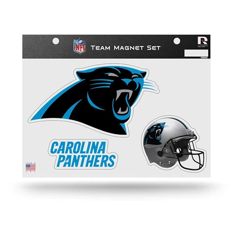 Rico Industries NFL Carolina Panthers Die Cut Team Magnet Set Sheet Cover