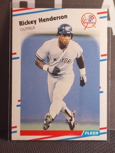 Rickey Henderson 1988 Fleer #209