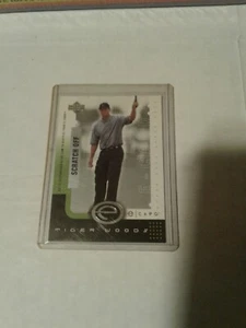 Raro: 2001 CUBIERTA SUPERIOR ECARD Tiger Woods novato a radiocontrol #e-tw, sin arañazos - Imagen 1 de 2