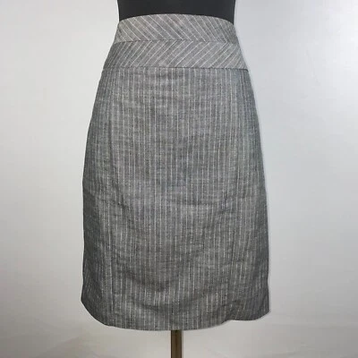 B Wear Byer California Juniors 9 Striped Unlined Skirt Ruffle Back Accented OT - Image 1 of 4