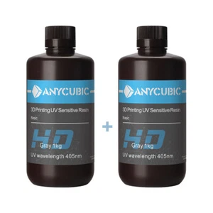 2KG ANYCUBIC HD Grey UV Resin 405nm Standard UV Harz für LCD 3D Drucker M3 M5 - Bild 1 von 10