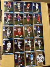 2013-14 UEFA CHAMPIONS LEAGUE LOT OF 19 CHROME PlAYER STICKERS FREE SHIPPING