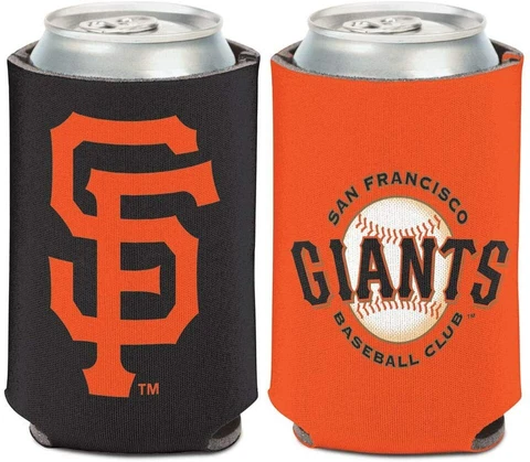 San Francisco Giants Can Cooler Two Sided Design MLB Collapsible Koozie Cover
