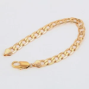 SALE 9ct 9K Gold Filled Ladies Women Bracelet Xmas Birthday Evening Gift /324B - Picture 1 of 15