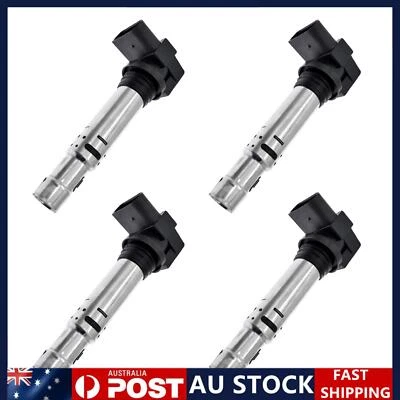 4PCS Ignition Coils Fits For VW Golf 1.4 TSI VW Polo Jetta 1.6 FSI Tiguan Beetle - image 1 of 4