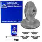 ATE BRAKE DISCS 302 mm + front padding suitable for BMW 5 Series E34