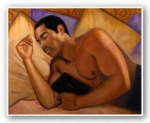 Impresión artística afroamericana Spiritual Nap III de Sterling Brown 8" x 10" Foto 1 de 1