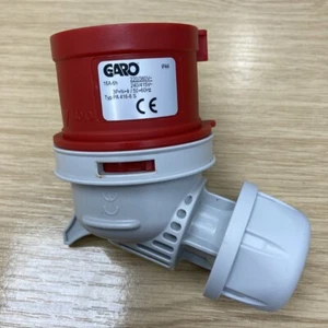 Garo 16a 5 Pin (3P+N+E) Red IP44 Industrial Angled Plug 415V - PA416-6S - Picture 1 of 6