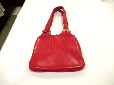 Vintage lipstick red vinyl purse, c. 1960s - Image 1 of 4