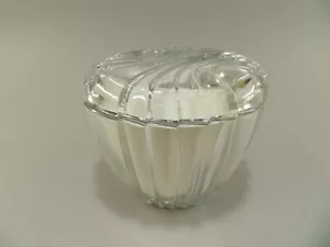 Vintage FTDA 1990 24% Lead Crystal Bowl Candy Dish With Lid and Liner Germany - Picture 1 of 8