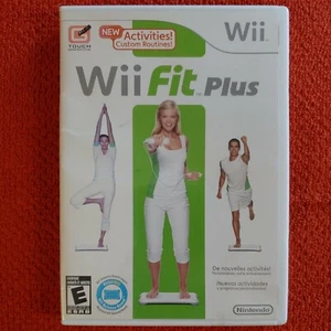 Wii Fit Plus (Nintendo Wii, 2009) GAME ONLY Complete With Disc, Case - Picture 1 of 3