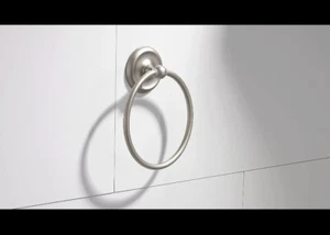 Towel ring. 6” Brushed Nickel. New. Free Ship! - Picture 1 of 4