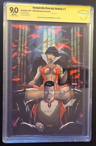 Vampirella Dracula Unholy #1 CBCS 9.0 B&B Collectibles Mastajwood Virgin Signed - Picture 1 of 4