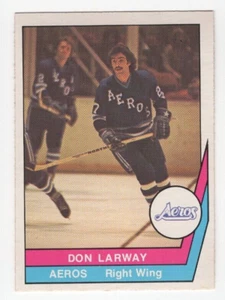 1977-78 O-Pee-Chee WHA Hockey Card #48 Don Larway - Houston Aeros - Picture 1 of 1