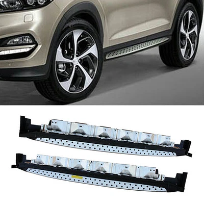 Genuine Body Kit Assy Side Step X6 Style 2p For 2016 2017 Hyundai Tucson - Image 1 of 4