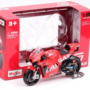 Maisto 1/18 2023 GASGAS Racing Tech3 37 Augusto Fernandez Motorcycle Model Bike - Picture 1 of 12